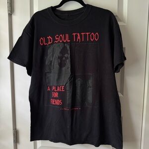 Old Soul Tattoo Short Sleeve Graphic Tee Large